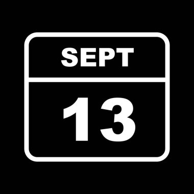 Tek Gün Takviminde 13 Eylül Tarihi