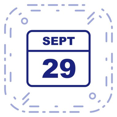 Tek Gün Takviminde 29 Eylül Tarihi