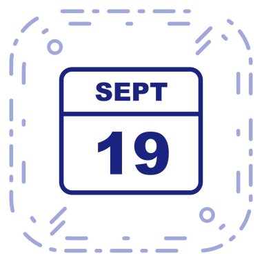 Tek Gün Takviminde 19 Eylül Tarihi