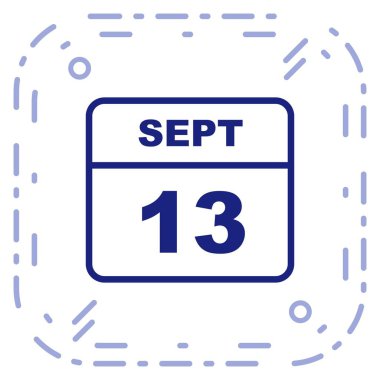 Tek Gün Takviminde 13 Eylül Tarihi