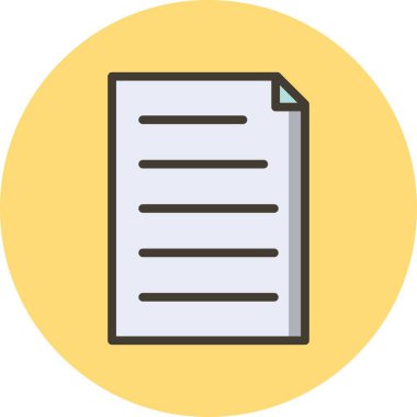 İllüstrasyon Belge Simgesi