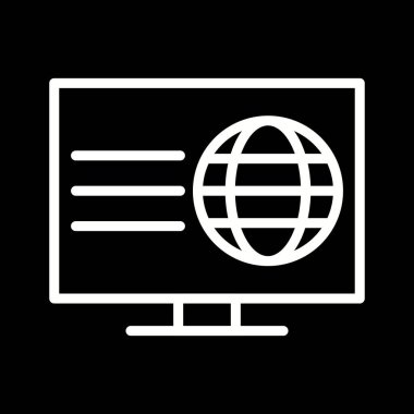 İllüstrasyon Web Sayfası Simgesi