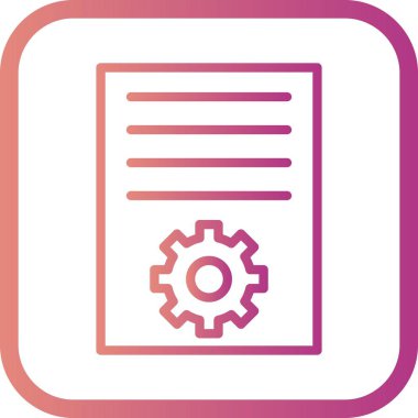 İllüstrasyon Makale Pazarlama Simgesi