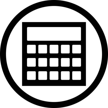 İllüstrasyon Hesaplama Simgesi