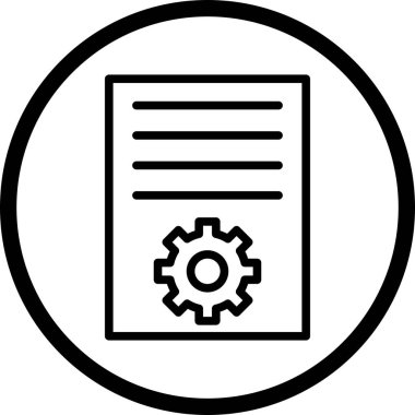 İllüstrasyon Makale Pazarlama Simgesi