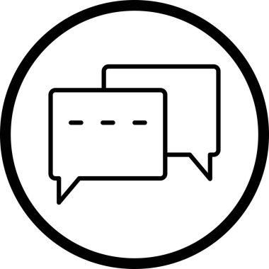 İllüstrasyon Konuşma Simgesi