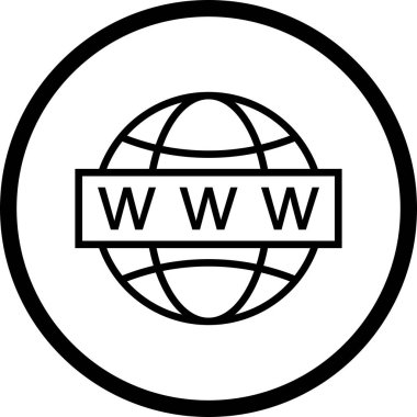 İllüstrasyon Web Arama Simgesi