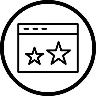 İllüstrasyon Yıldızlı Simge