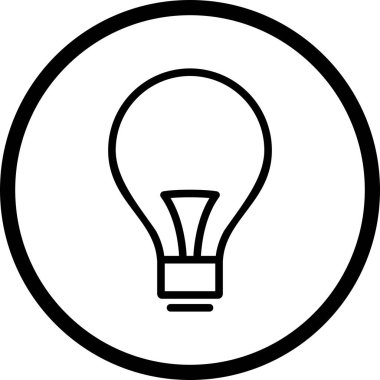 İllüstrasyon Ampul Simgesi