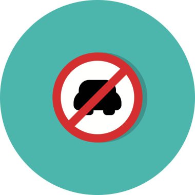 İllüstrasyon Motorlu araç simgesi için giriş yok