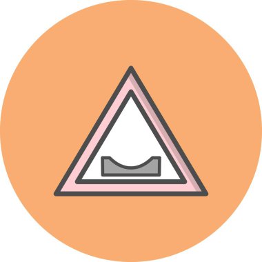 İllüstrasyon Yol dips Simgesi