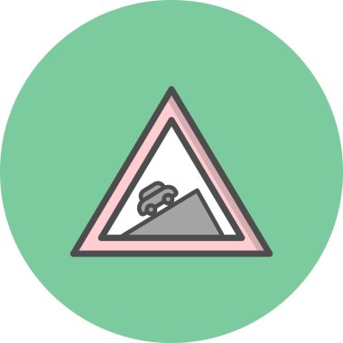 İllüstrasyon Dik tırmanış simgesi