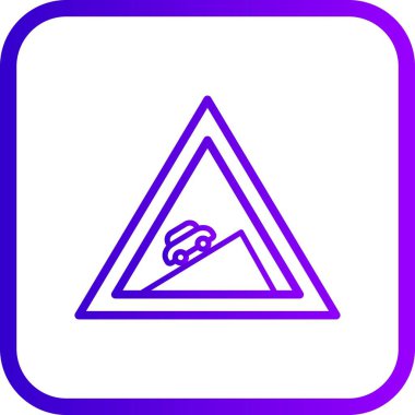 İllüstrasyon Dik tırmanış simgesi