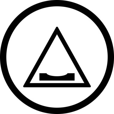 İllüstrasyon Yol dips Simgesi