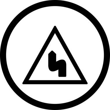 İllüstrasyon Sol Simgeye Çift büküm