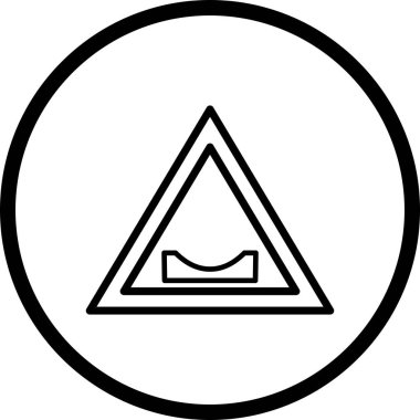 İllüstrasyon Yol dips Simgesi