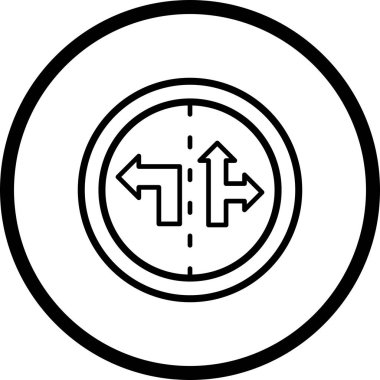 İllüstrasyon Şeritli kontrol işareti Simgesi