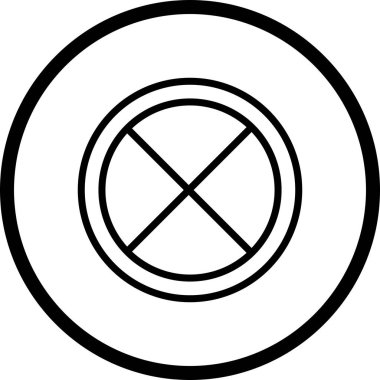 İllüstrasyon Yol Kapalı Simge