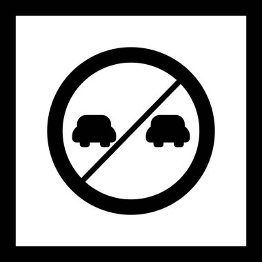 İllüstrasyon Sollama yasak Simge