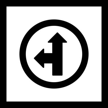 Resim Düz veya Sola Git Simgesi