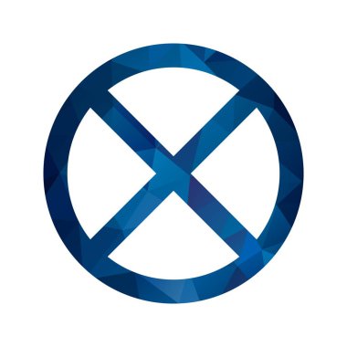 İllüstrasyon Yol Kapalı Simge