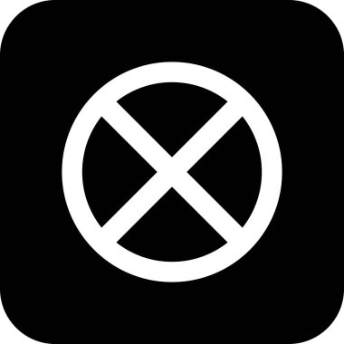 İllüstrasyon Yol Kapalı Simge