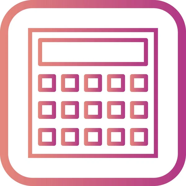 Illustration  Calculation Icon — Stock Photo, Image