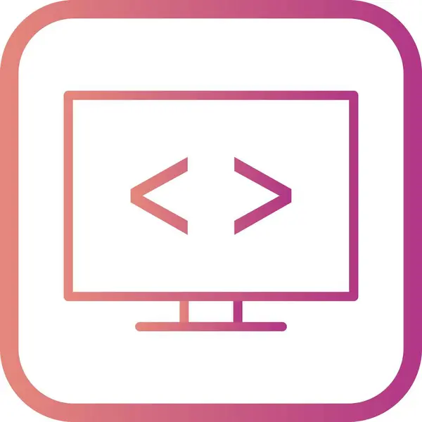 Ilustração Otimização de código Ícone — Fotografia de Stock