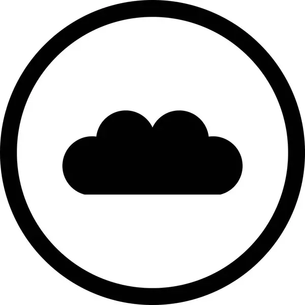 Illustratie wolk pictogram — Stockfoto