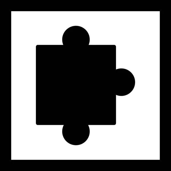 Illustratie puzzel stuk icoon — Stockfoto