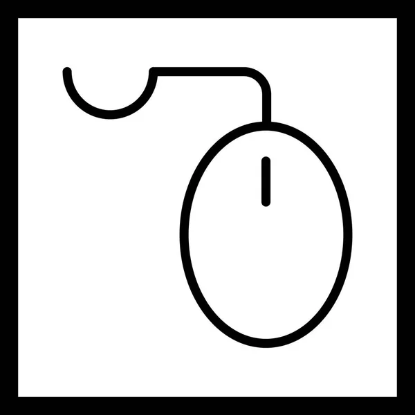 Ilustracja ikona myszy — Zdjęcie stockowe