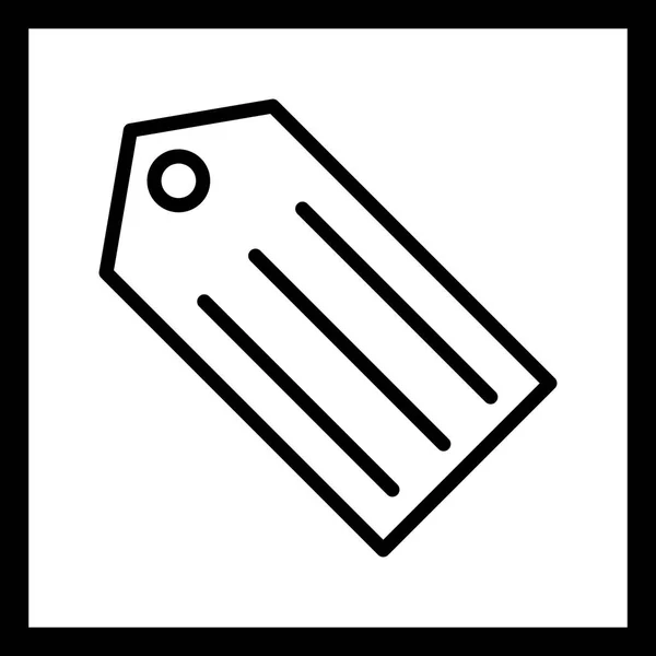 Illustration Tag Icon — Stock Photo, Image