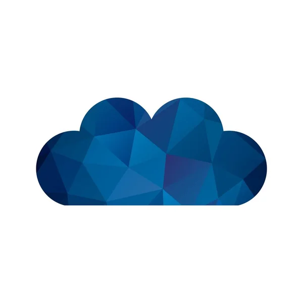 Illusztrációs felhő ikon — Stock Fotó