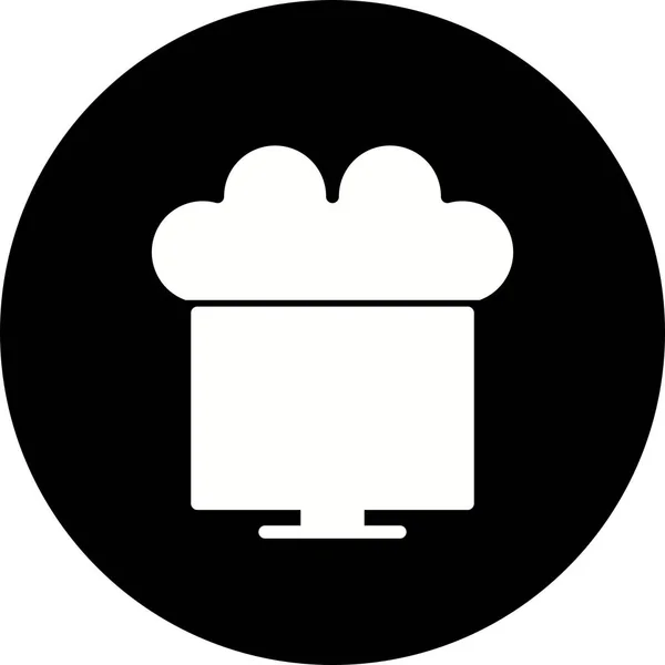 Afbeelding verbonden met Cloud-pictogram — Stockfoto