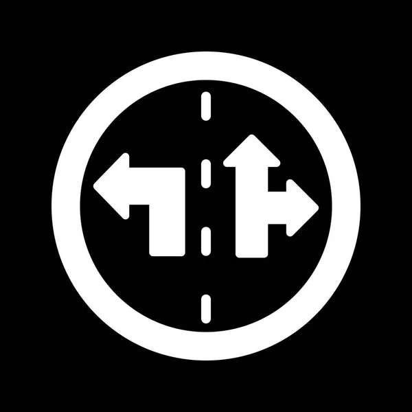 Ilustracja znak sterujący pasa ruchu ikona — Zdjęcie stockowe