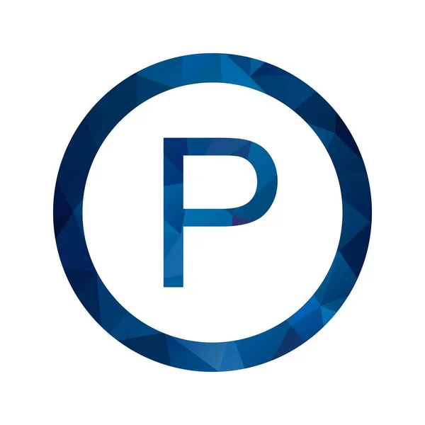 Illustratie parkeer pictogram — Stockfoto