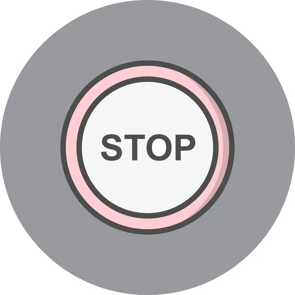 Ilustración Stop Icon — Foto de Stock