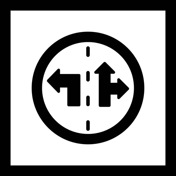 Illustratie Lane Control teken pictogram — Stockfoto