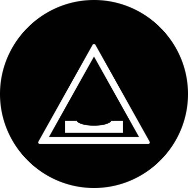 İllüstrasyon Yol dips Simgesi