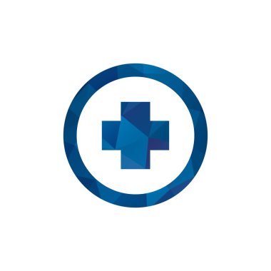 İllüstrasyon Hospiatal Yol İşaret Ikonu