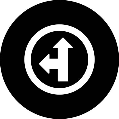 Resim Düz veya Sola Git Simgesi