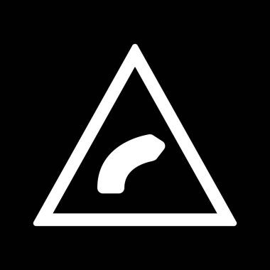 İllüstrasyon Sağ büküm Simgesi