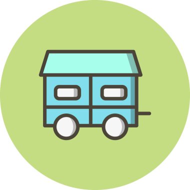 İllüstrasyon Mobil Ev Simgesi