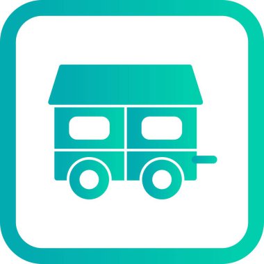 İllüstrasyon Mobil Ev Simgesi