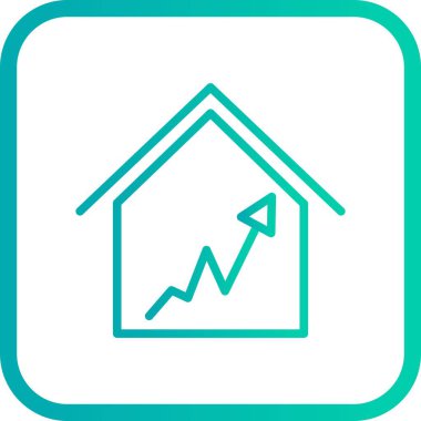 İllüstrasyon Grafik Ev Simgesi