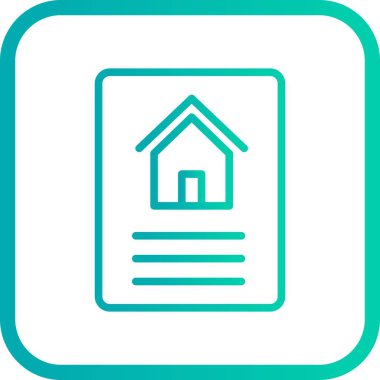 İllüstrasyon Evi Belge Simgesi