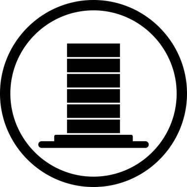 İllüstrasyon Skycraper Simgesi