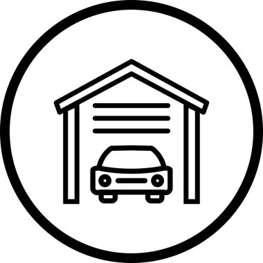 İllüstrasyon Garaj Simgesi