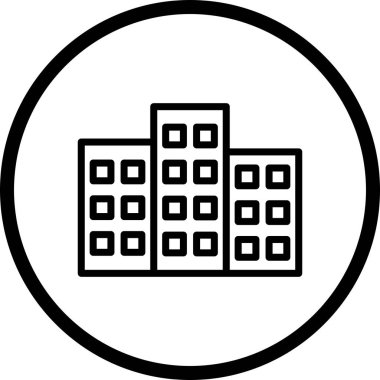 İllüstrasyon Bina Simgesi