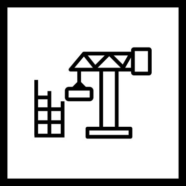 İllüstrasyon İnşaat ev Simgesi